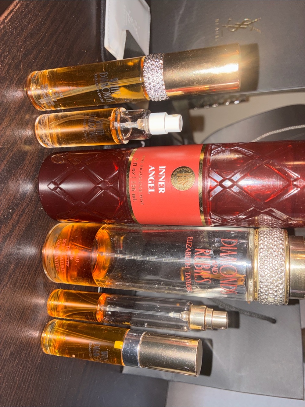 ~Elizabeth Taylor White Diamonds, Rubies Eau De Toilette Parfum and Inner Angel~ - Picture 10 of 16